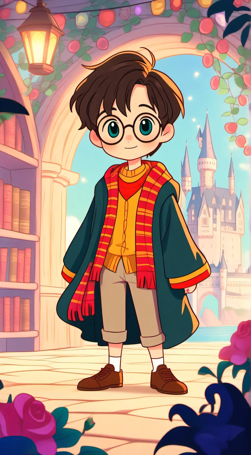 ai character: harry potter background