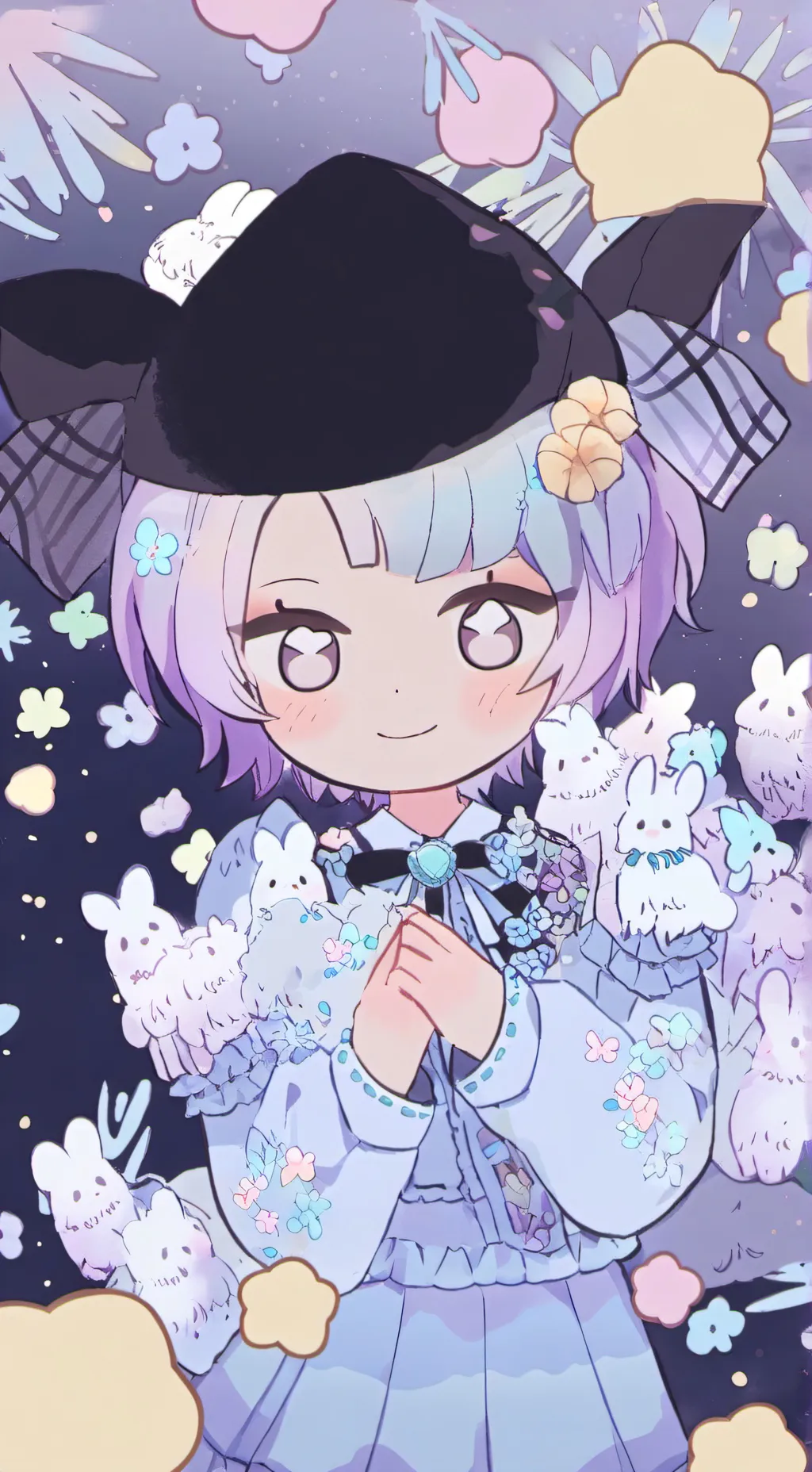 ai character: Luna background