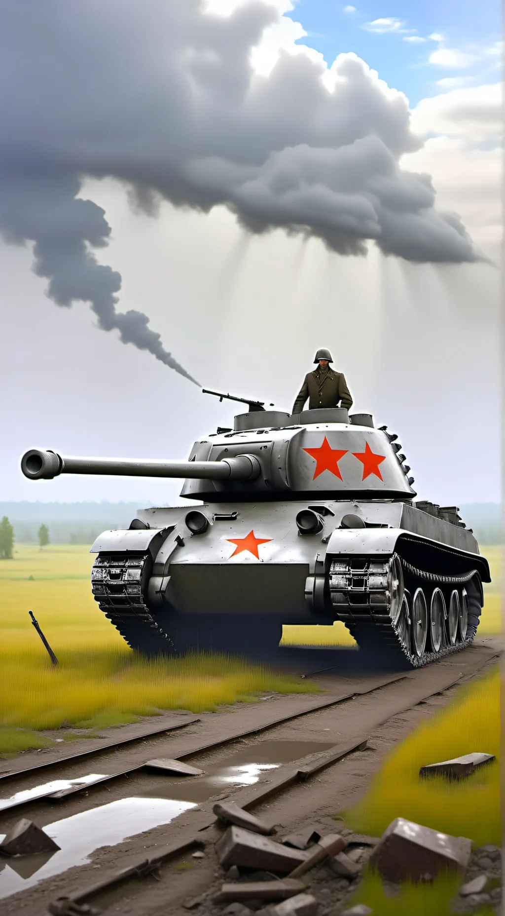 ai character: IS-2 tank background