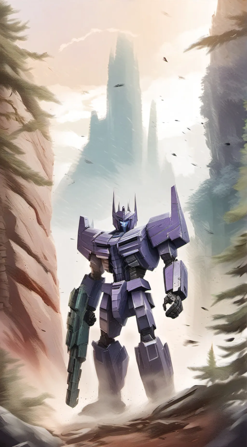 ai character: Shockwave background