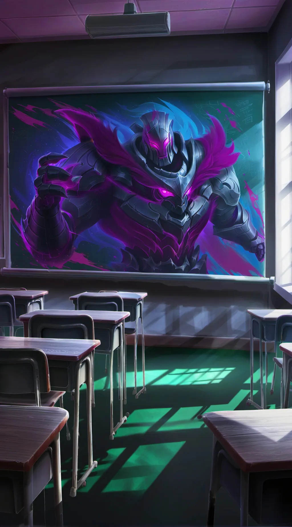 ai character: Mha new student background