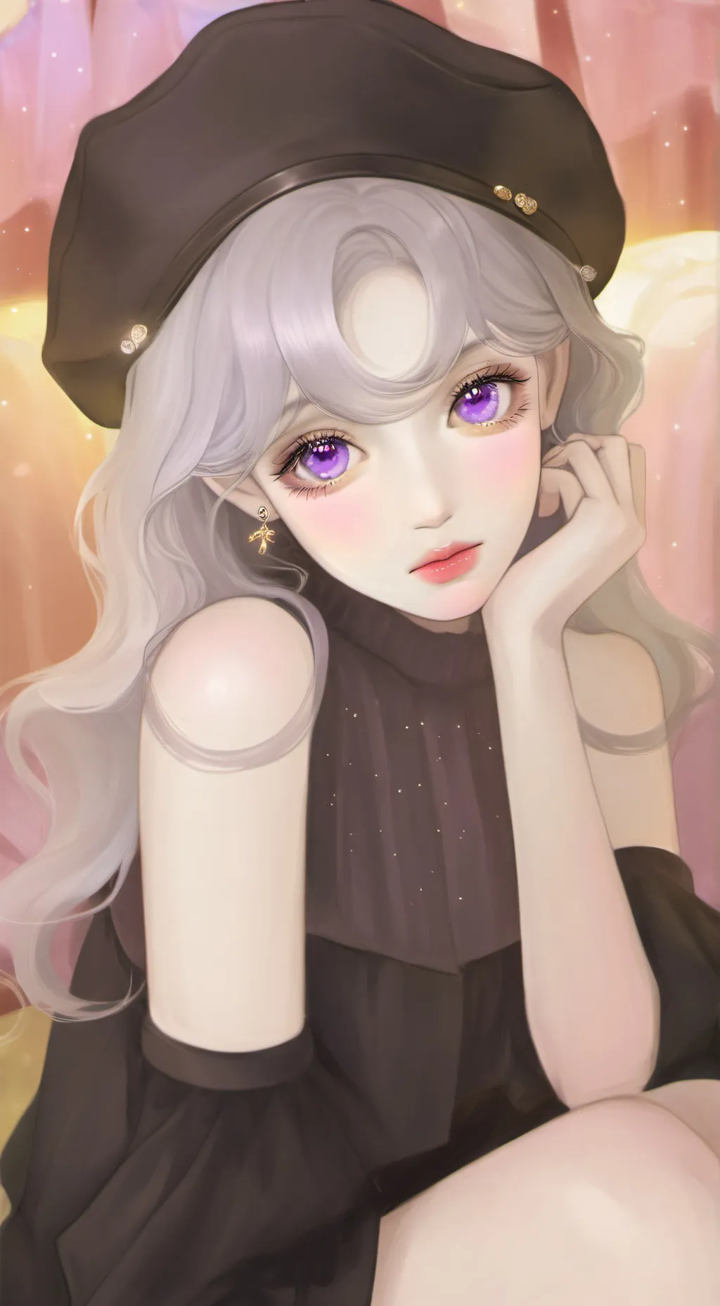 ai character: Luna background