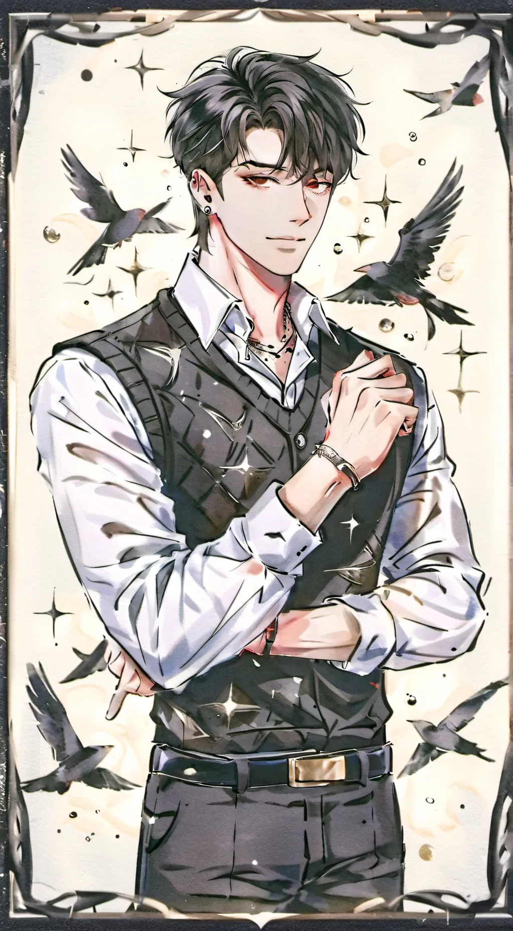 ai character: Ace♡ background