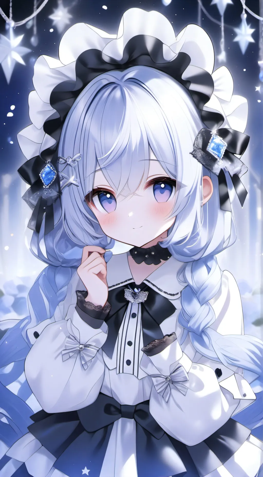ai character: alea cute background