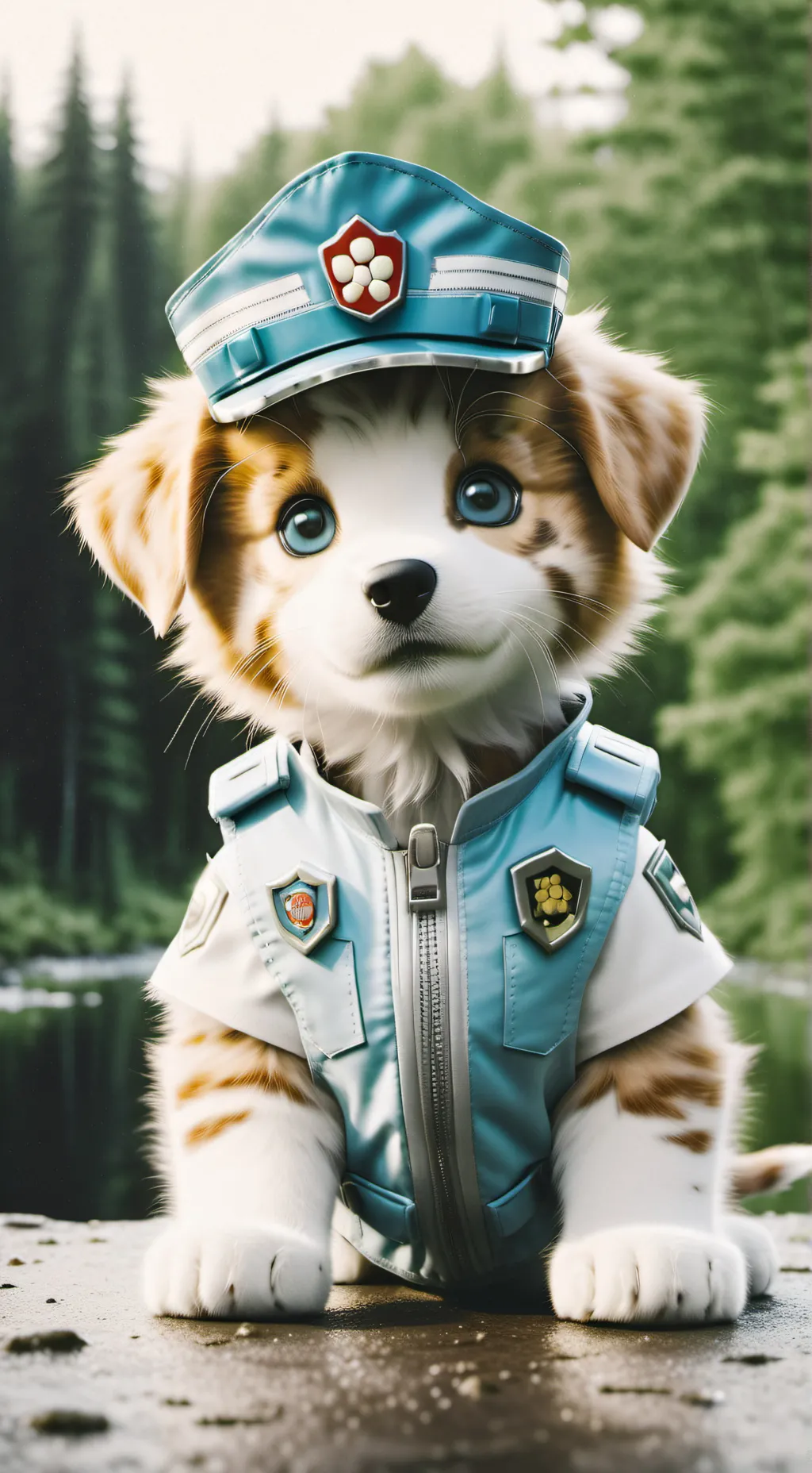 ai character: Paw patrol dawg🐶 background
