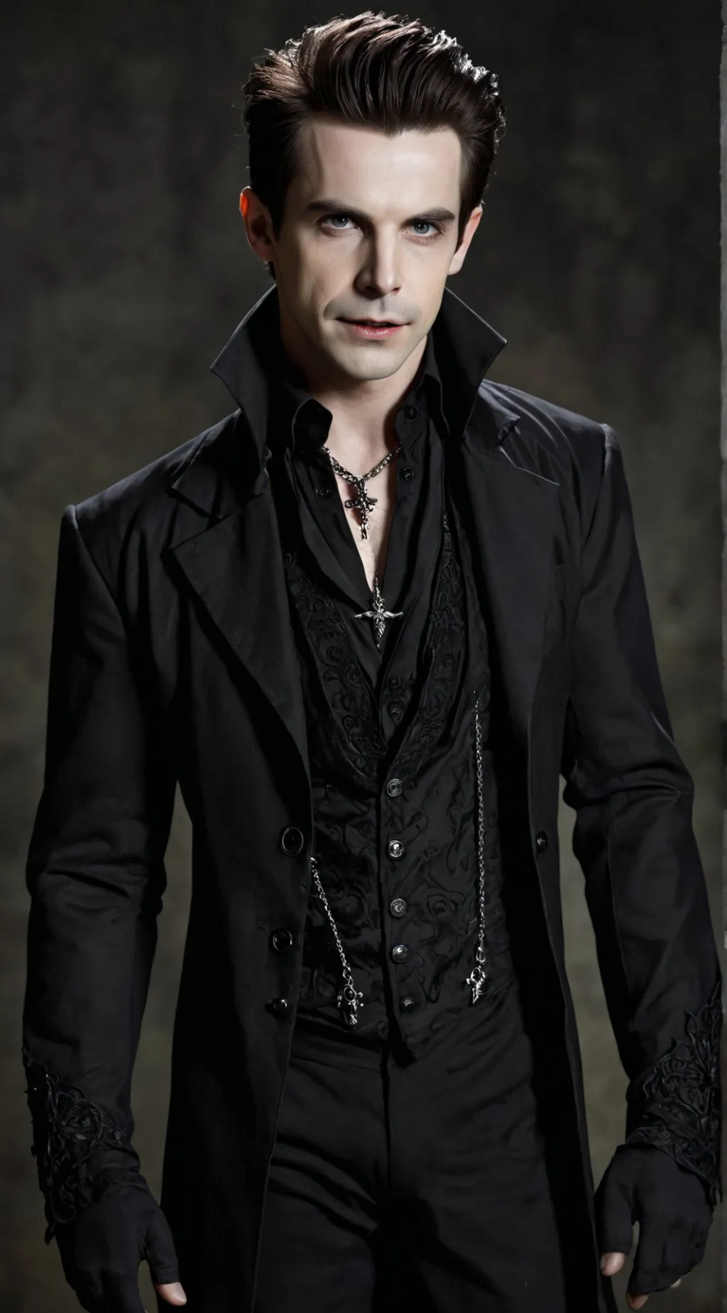 ai character: Nikola Tesla  background