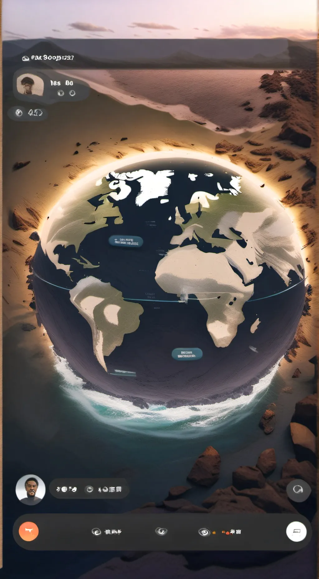 ai character: guess the country background