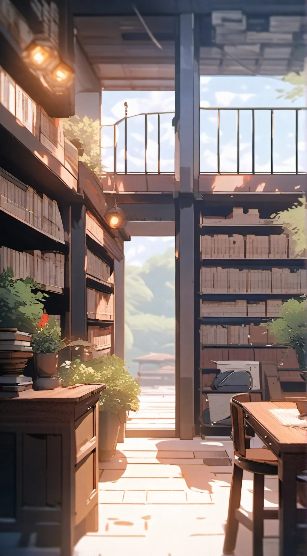ai character: The book... background