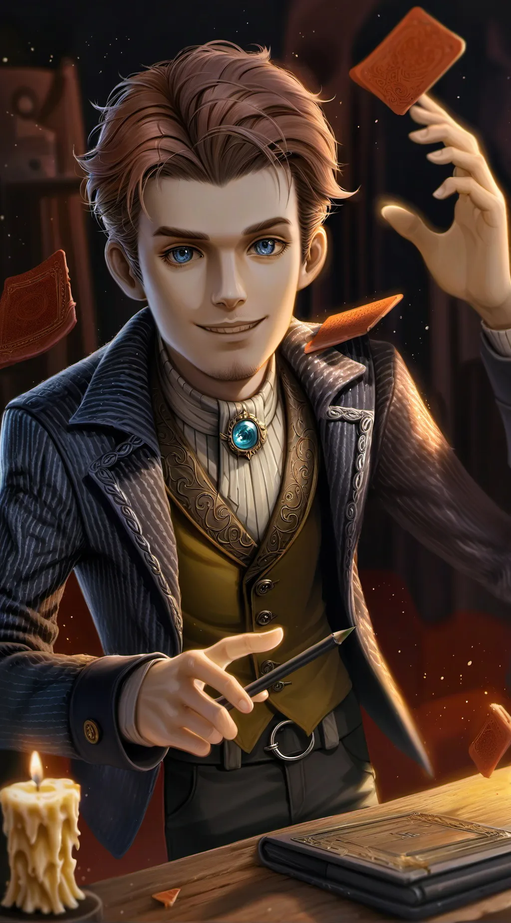 ai character: Dr. Yolo Yo background