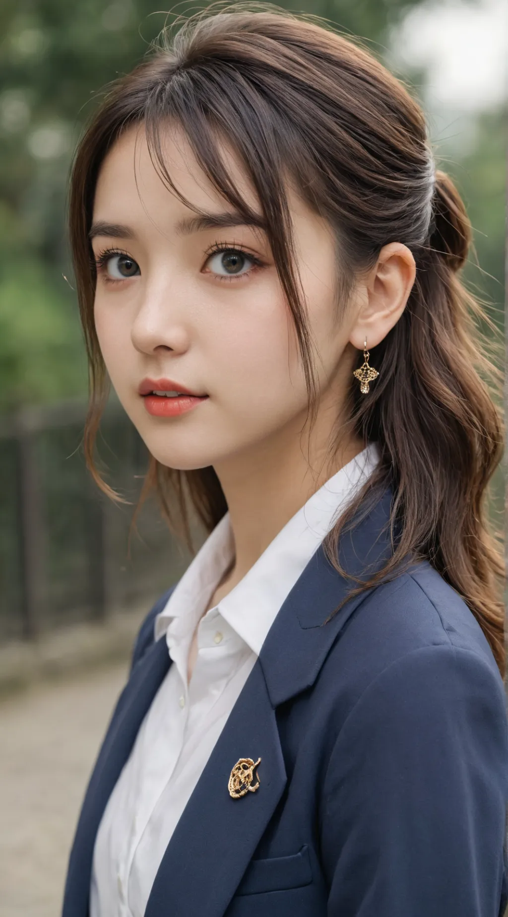 ai character: Amber Fox background