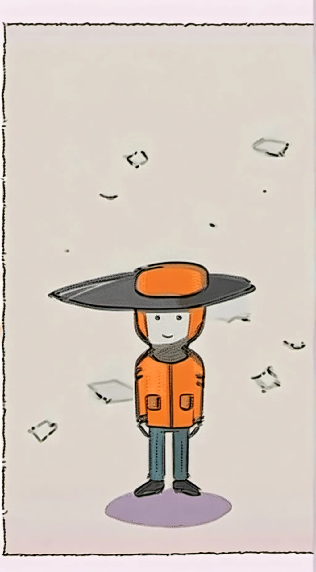 ai character: i like potato meme background