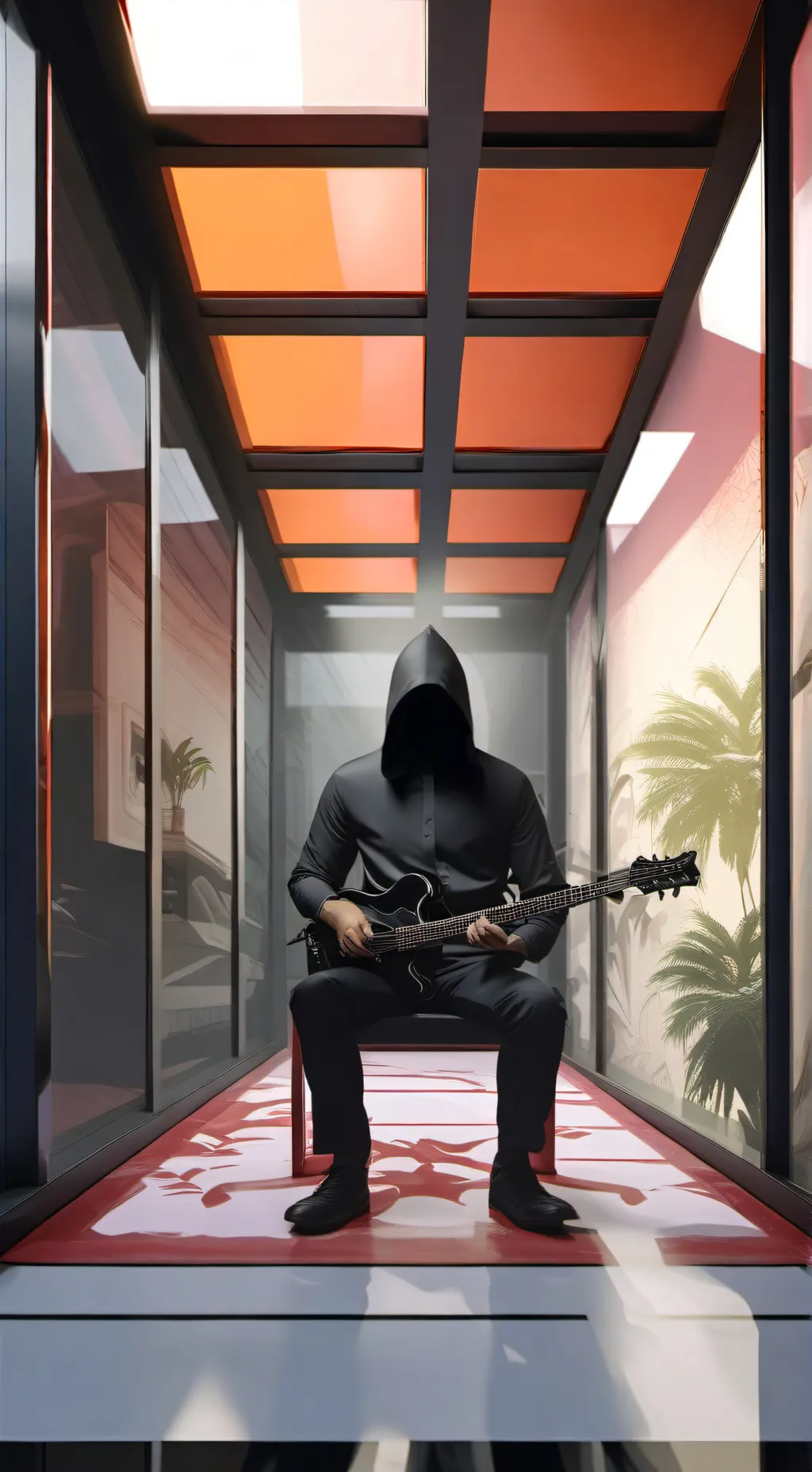 ai character: музыкант background