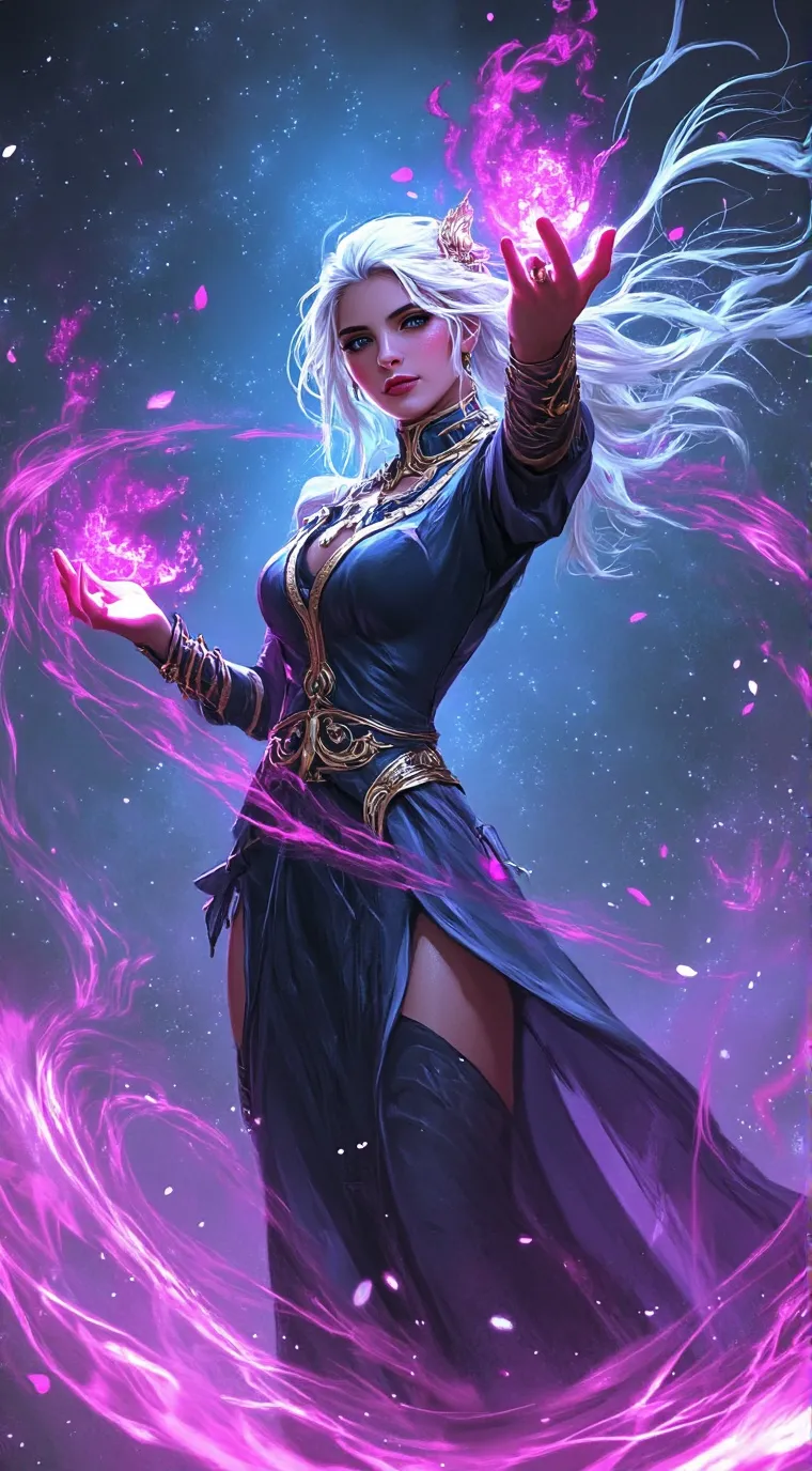 ai character: luna background