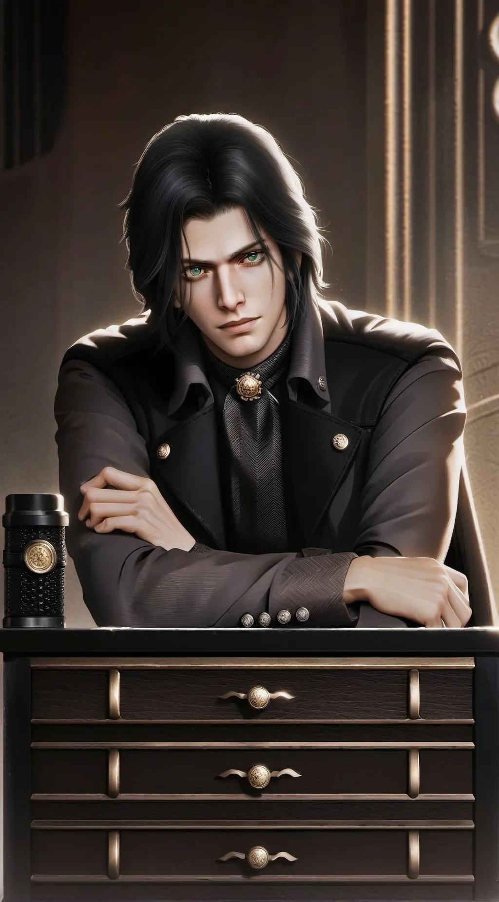 ai character: Demian  background