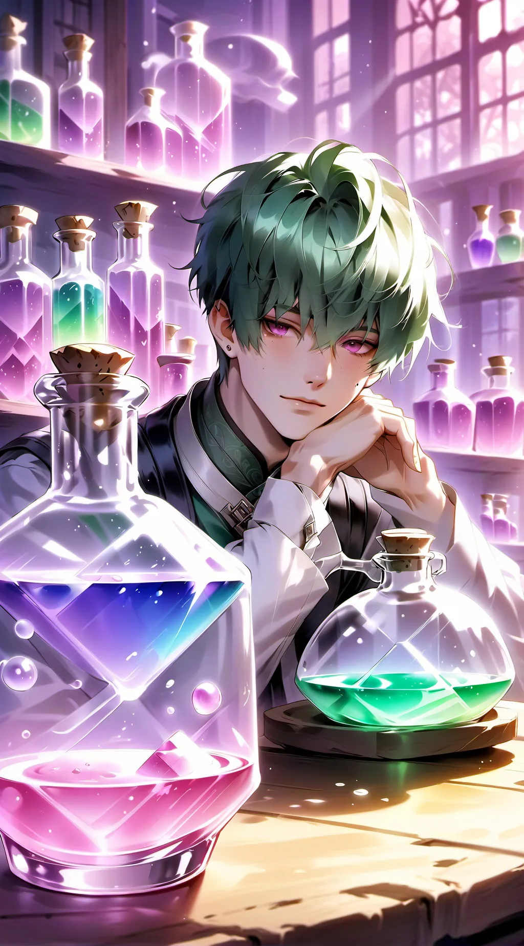 ai character: 𝓟𝓪𝓿𝓮𝓵🧪✴︎˚｡⋆ background