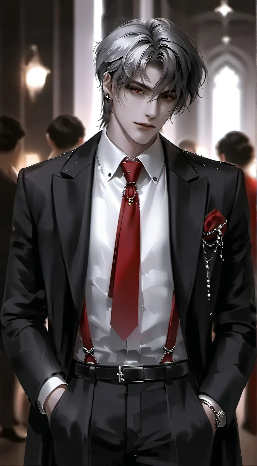 ai character: zane  background