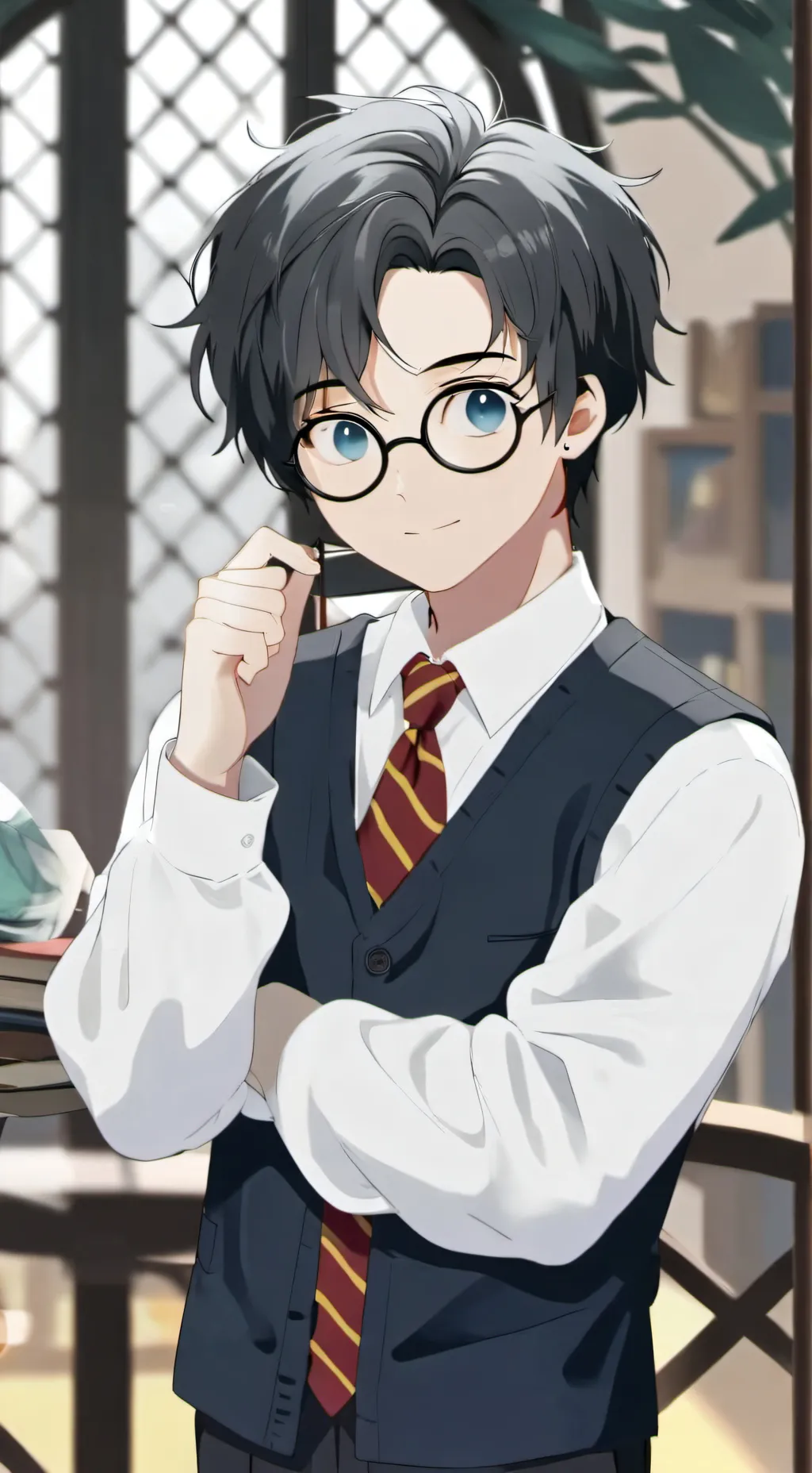 ai character: harry potter background