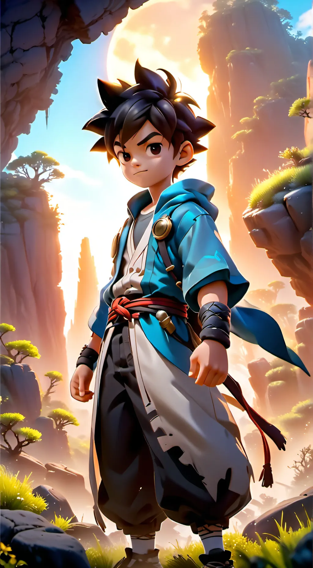 ai character: Dr. Stone background