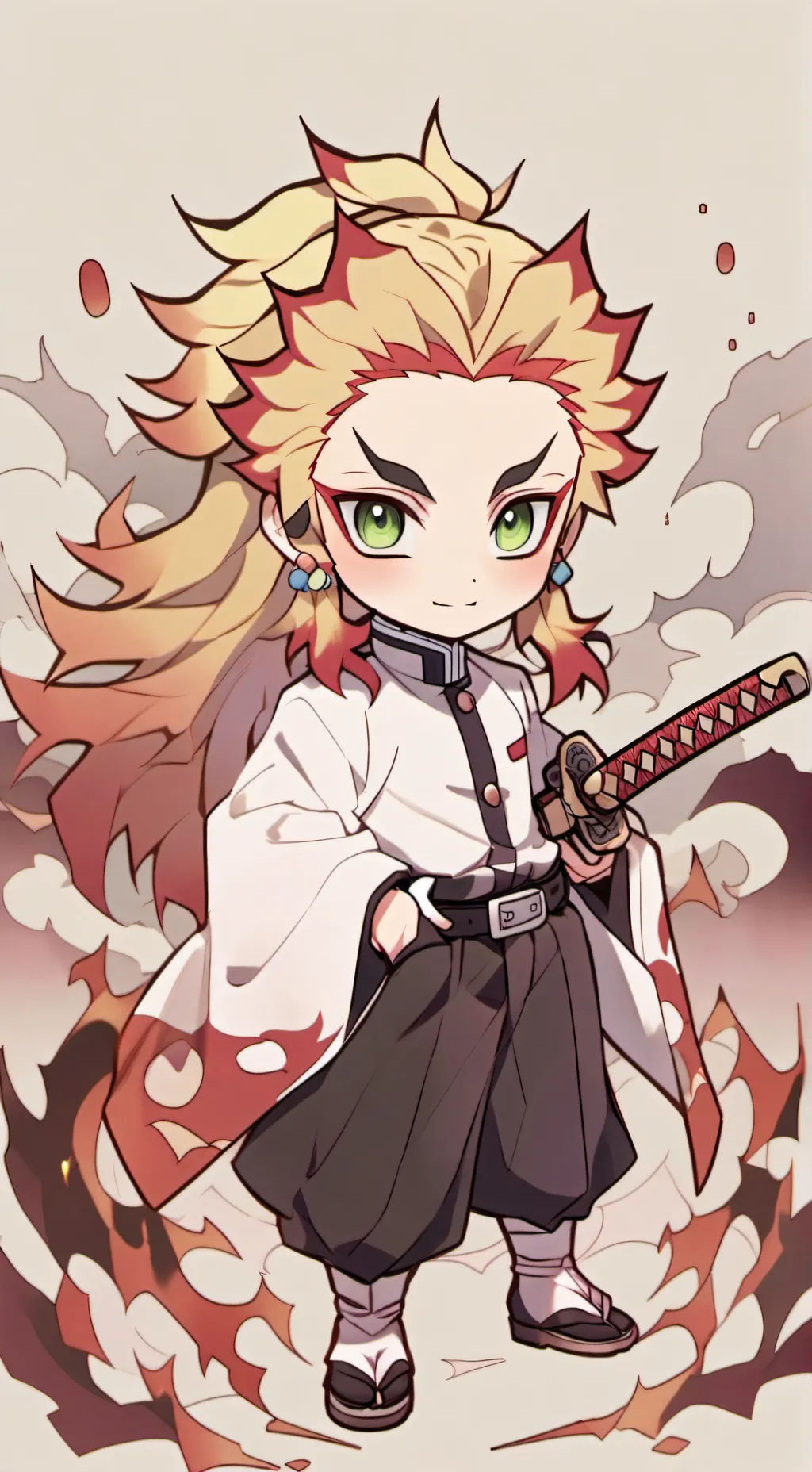 ai character: Rengoku!!  background