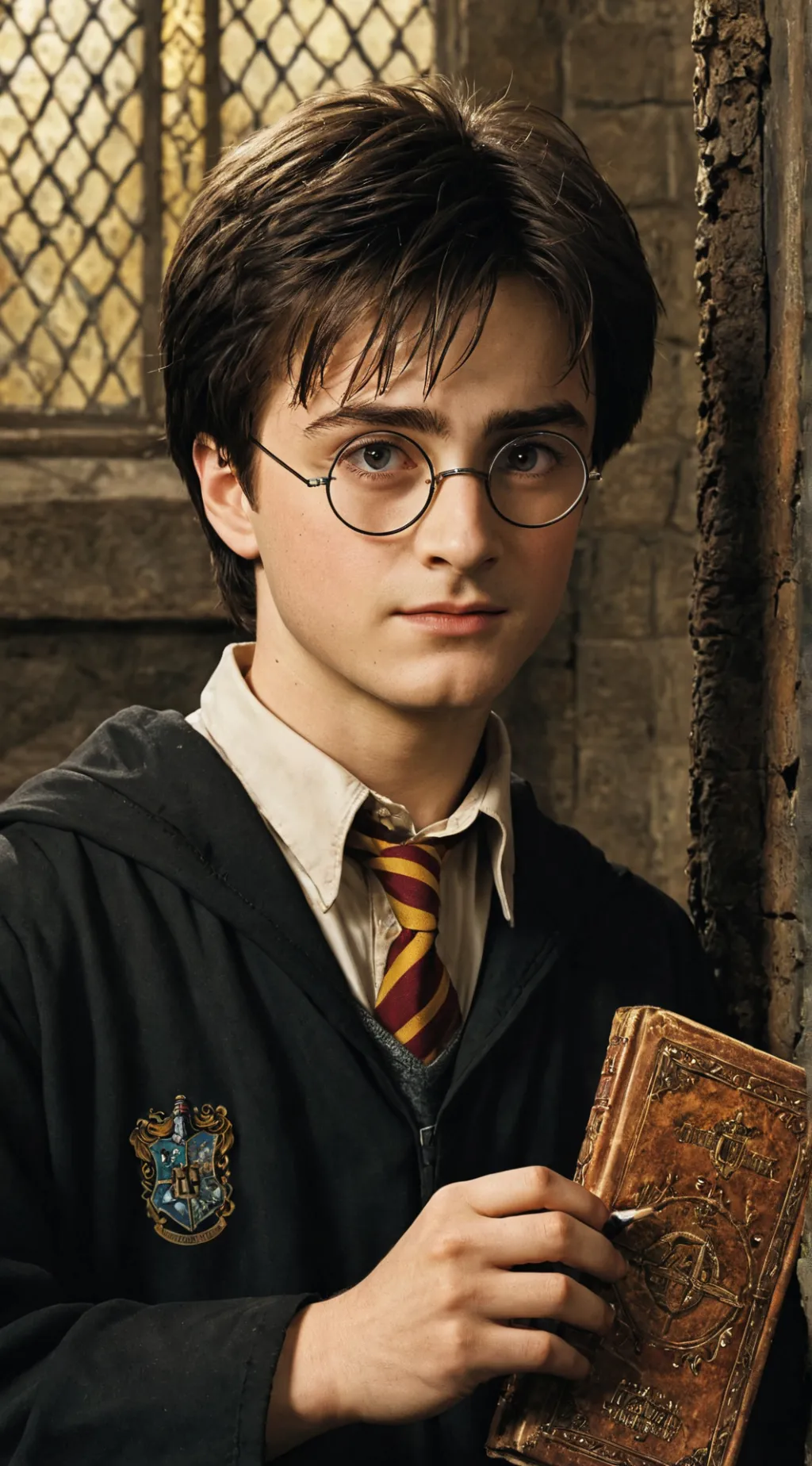 ai character: Harry Potter  background