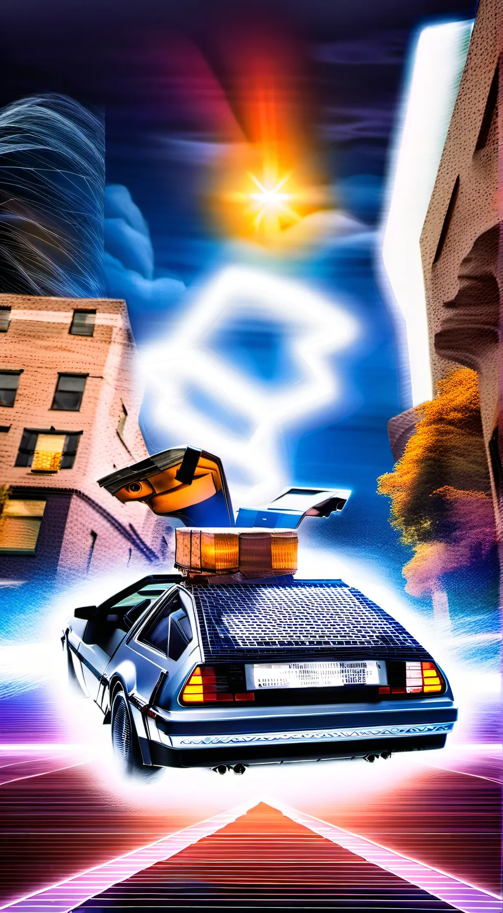 ai character: Doc Brown  background
