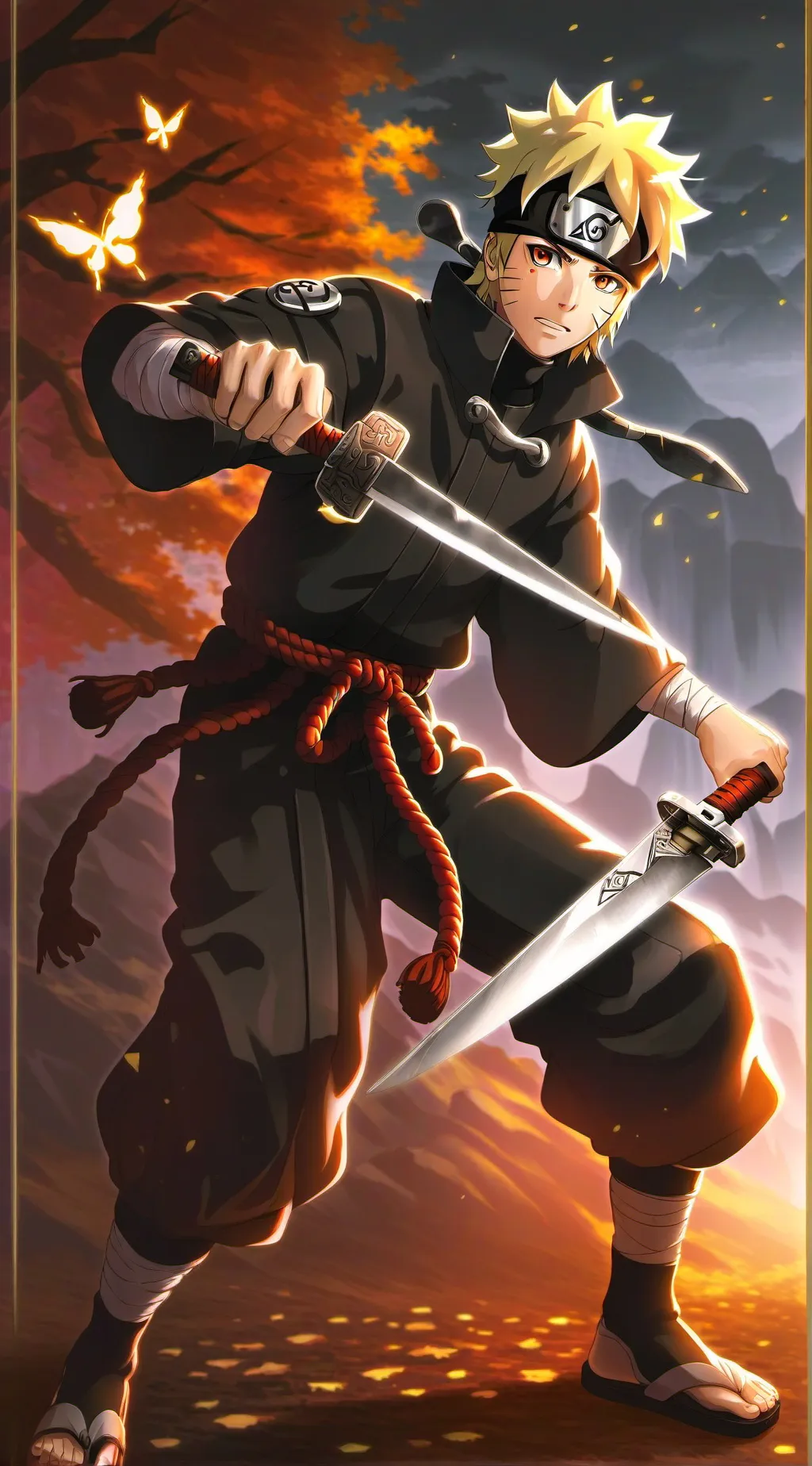 ai character: Naruto background