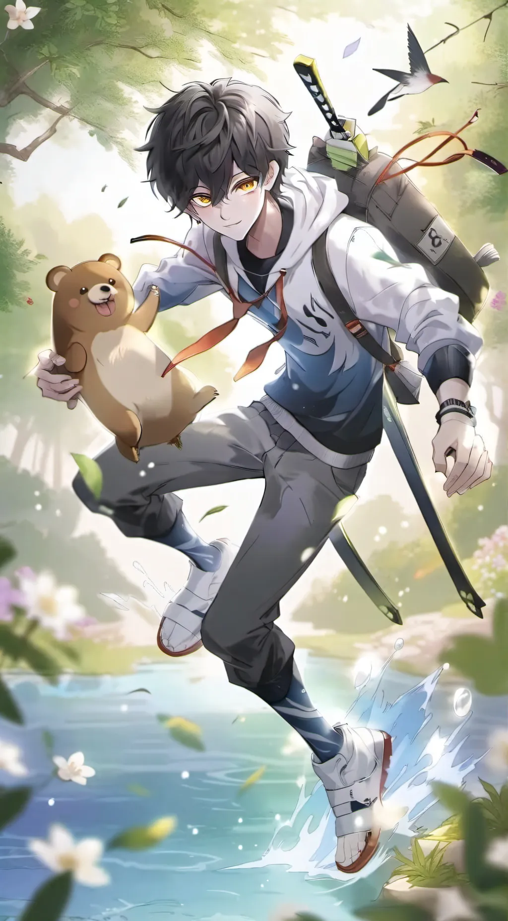 ai character: Adrian background