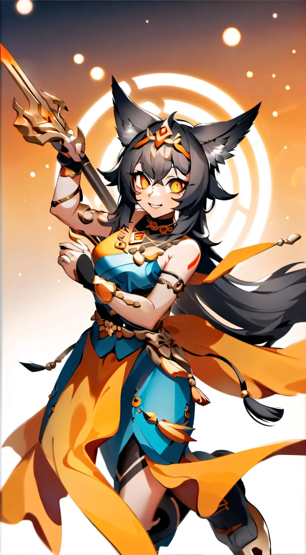 ai character: Serena background