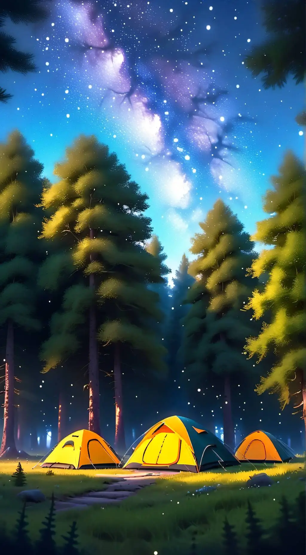 ai character: ??? x tabs camping background