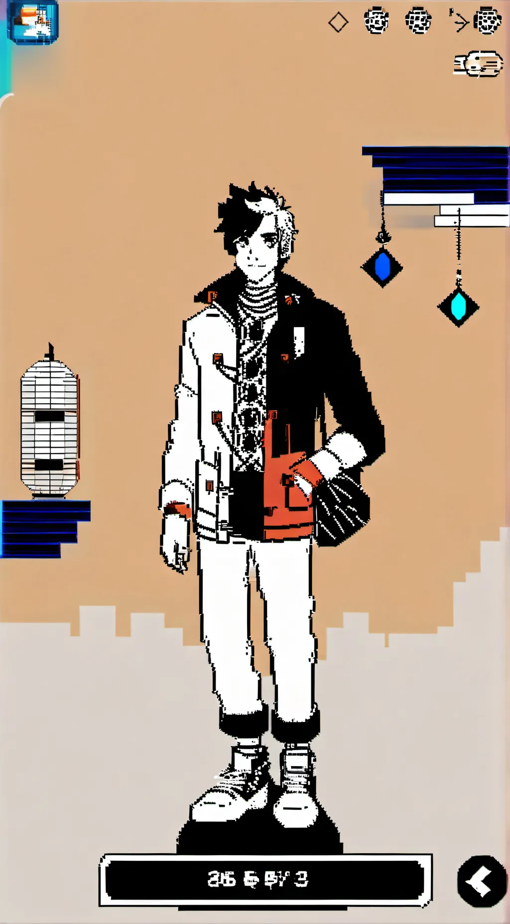 ai character: undertale background