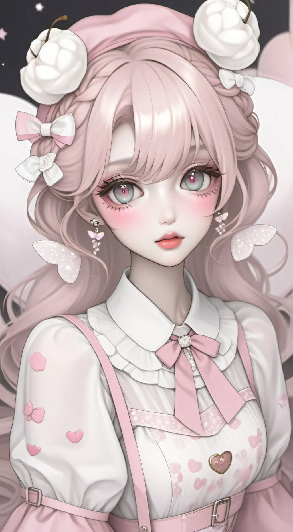 ai character: Cherry background