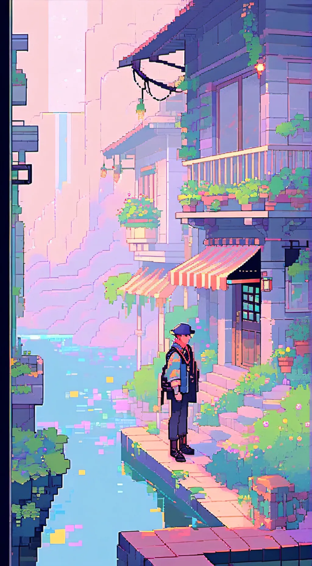 ai character: High school or idk background