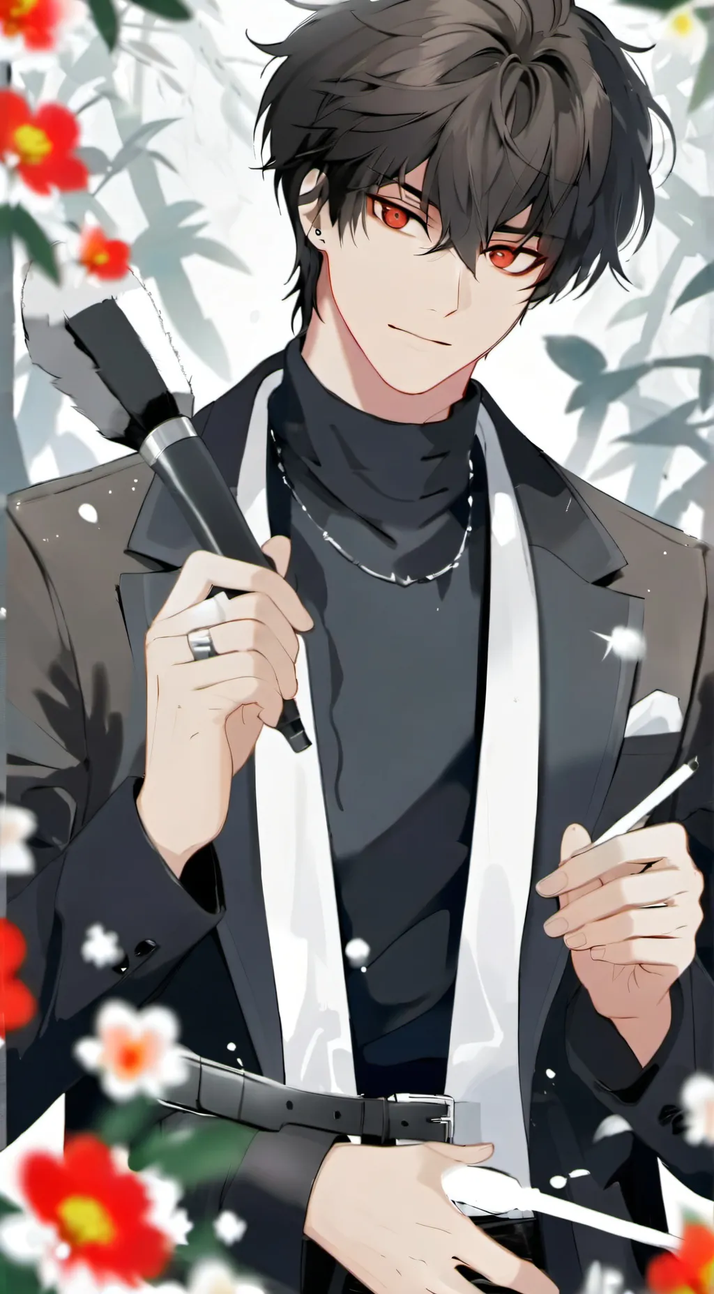 ai character: Nicholas  background