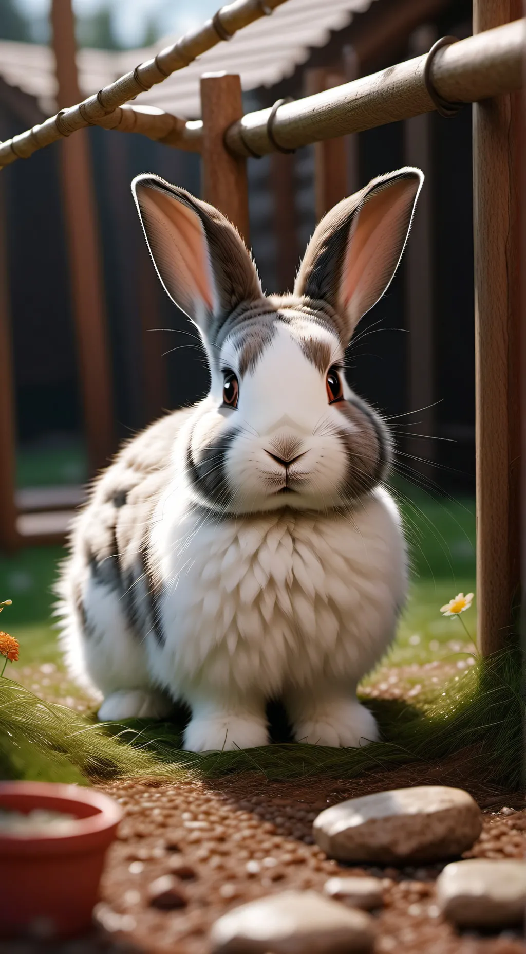 ai character: bunny background