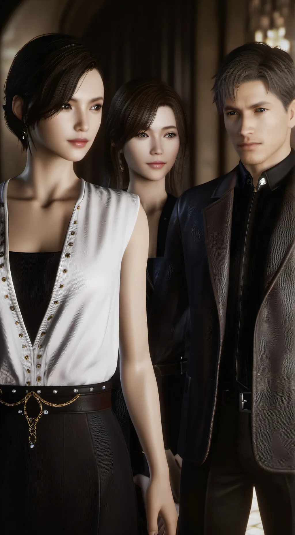 ai character: wedding's chaos  background