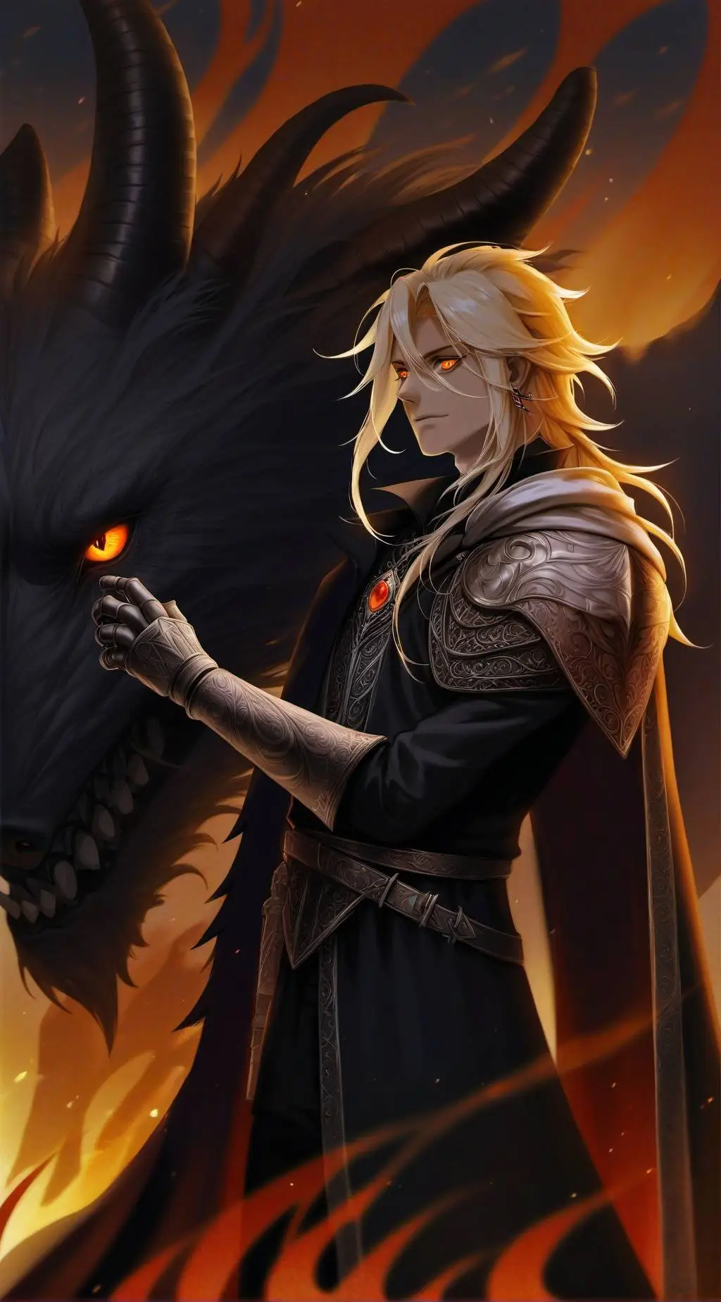 ai character: Archangel Michael background