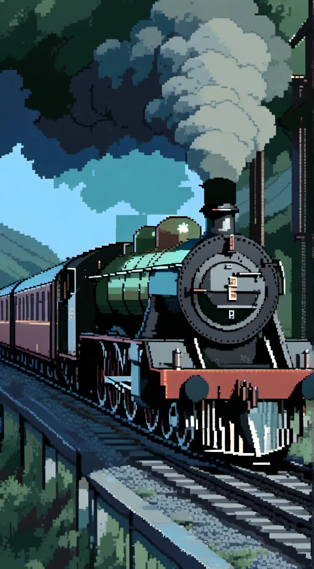ai character: Beatles cartoon  background