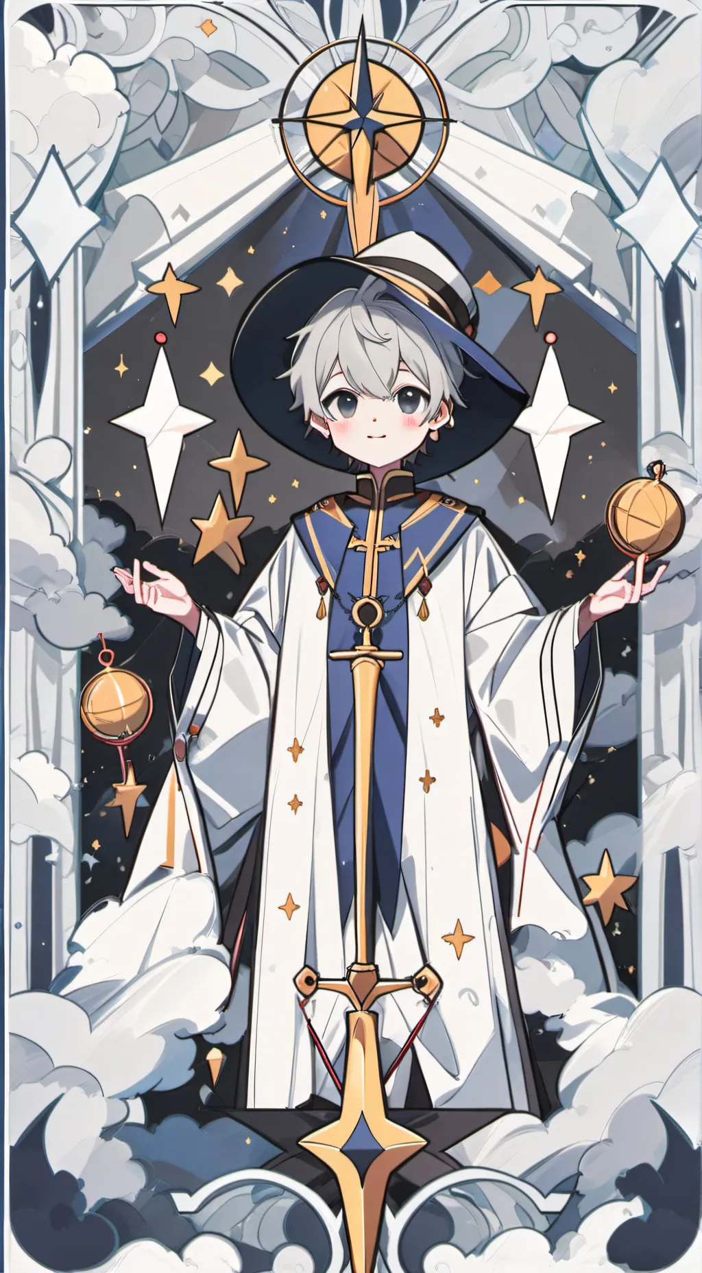 ai character: Given  background