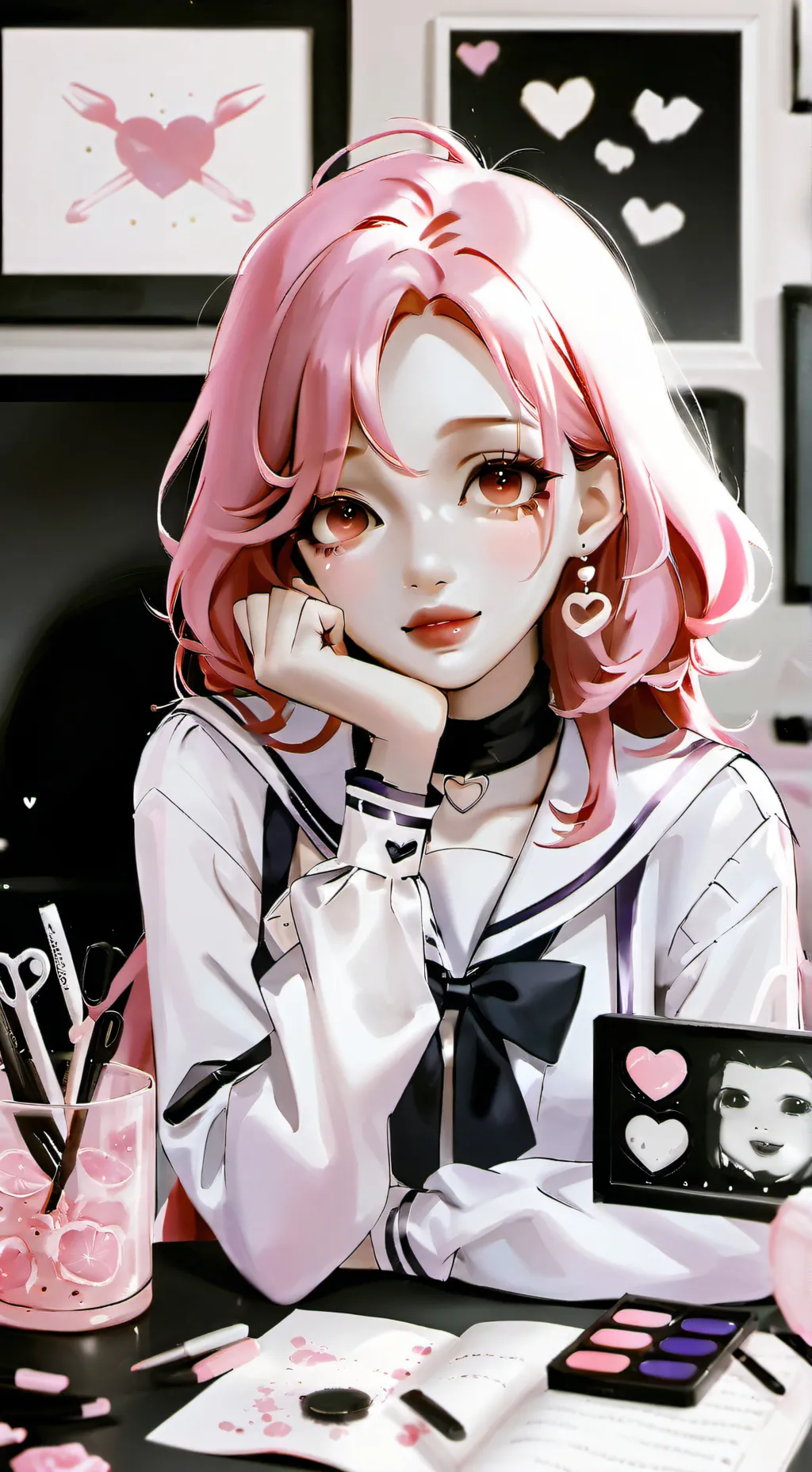 ai character: Mika background
