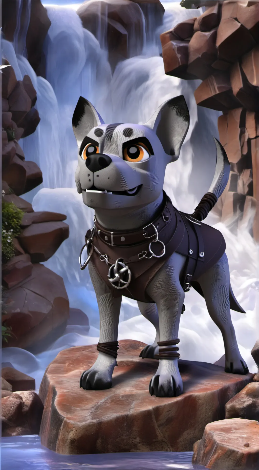 ai character: Pebble background
