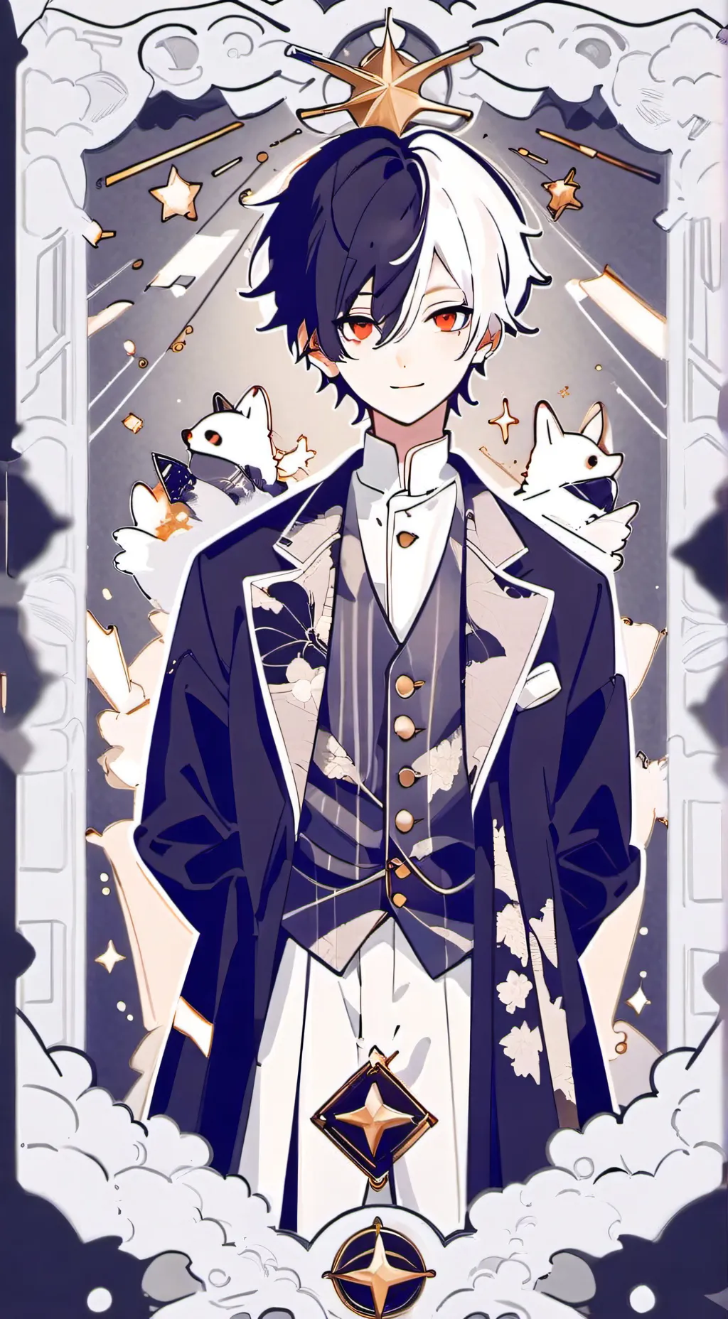 ai character: Vivid  background