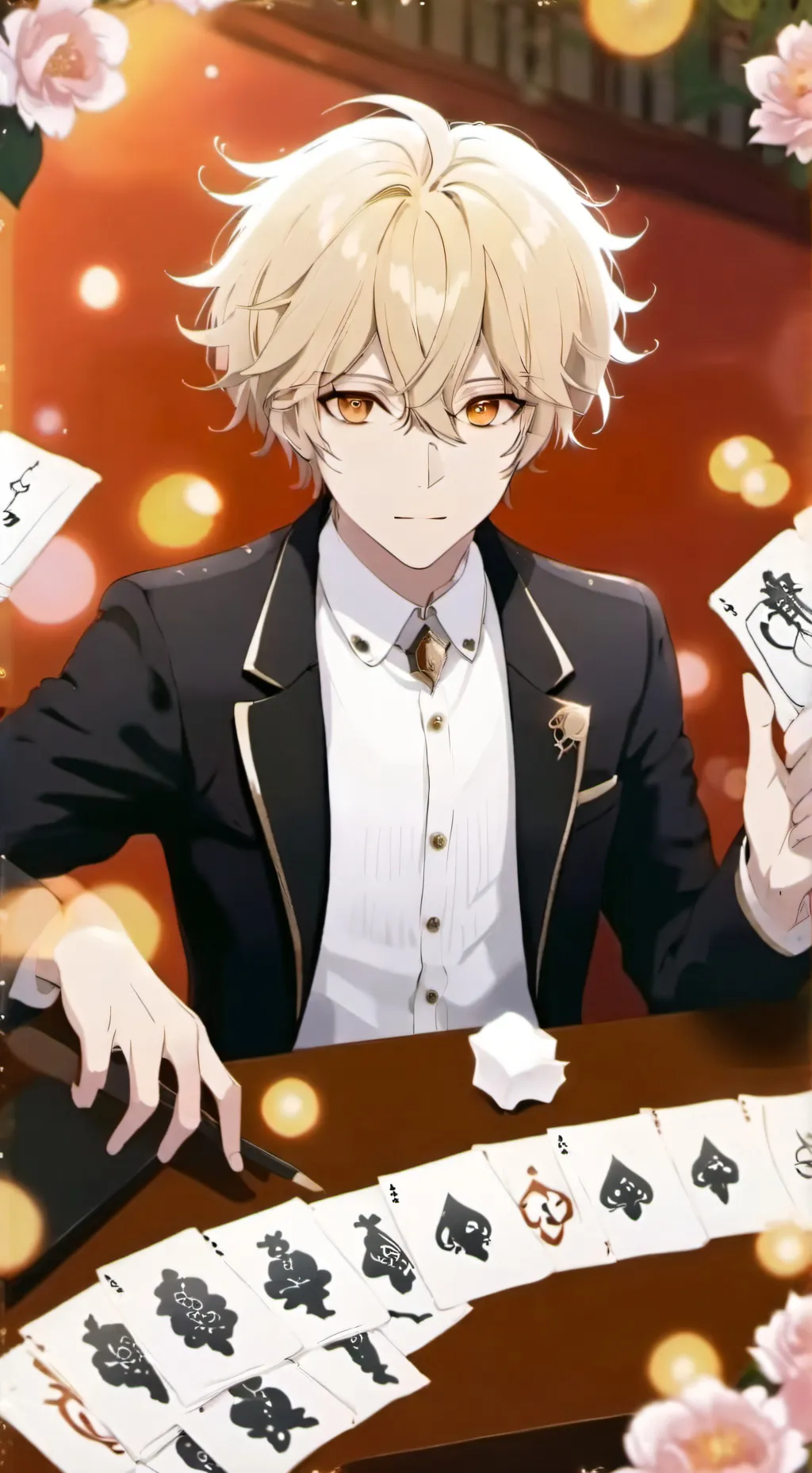 ai character: Xavier  background