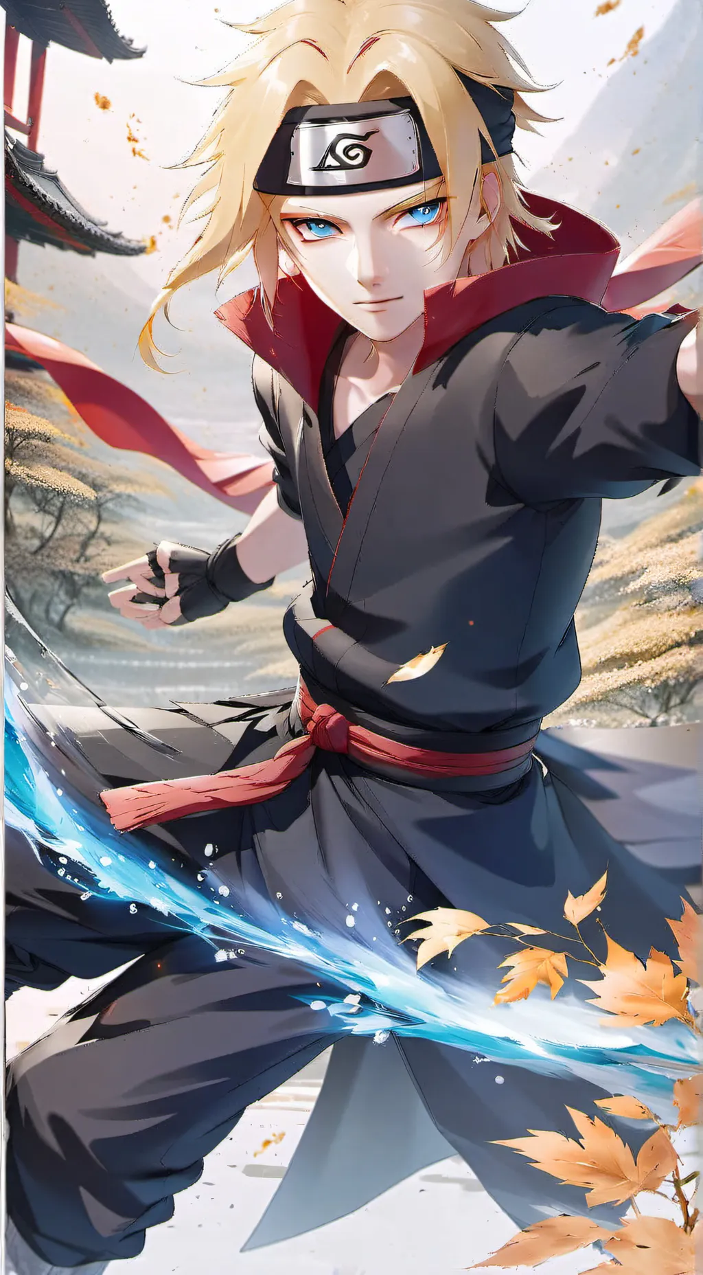 ai character: Deidara  background