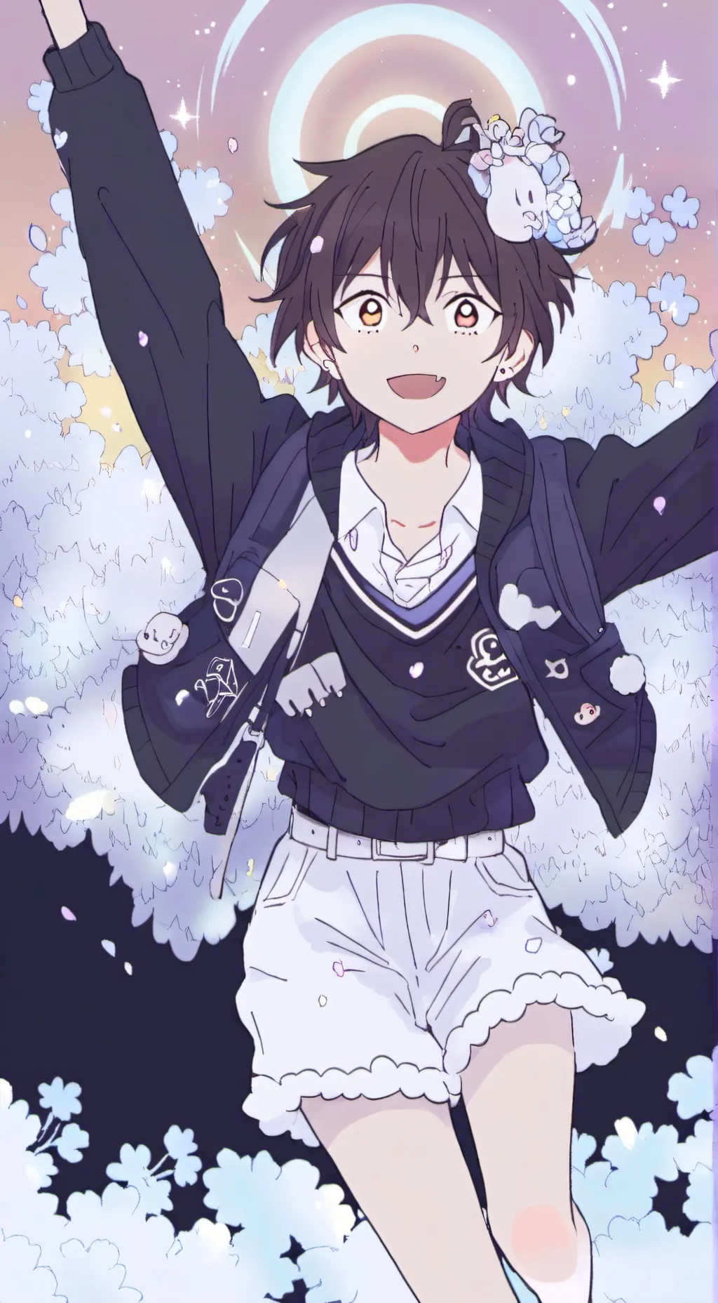 ai character: Rin okumara  background
