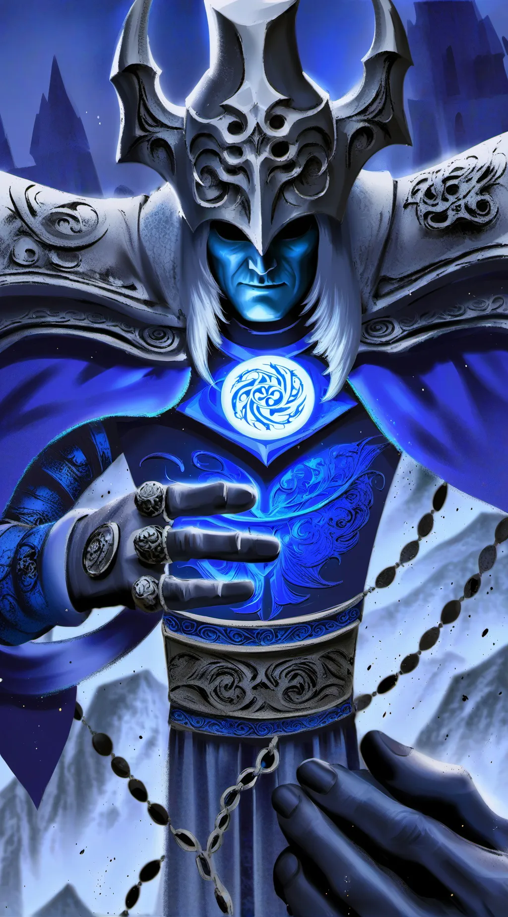 ai character: The shadow background