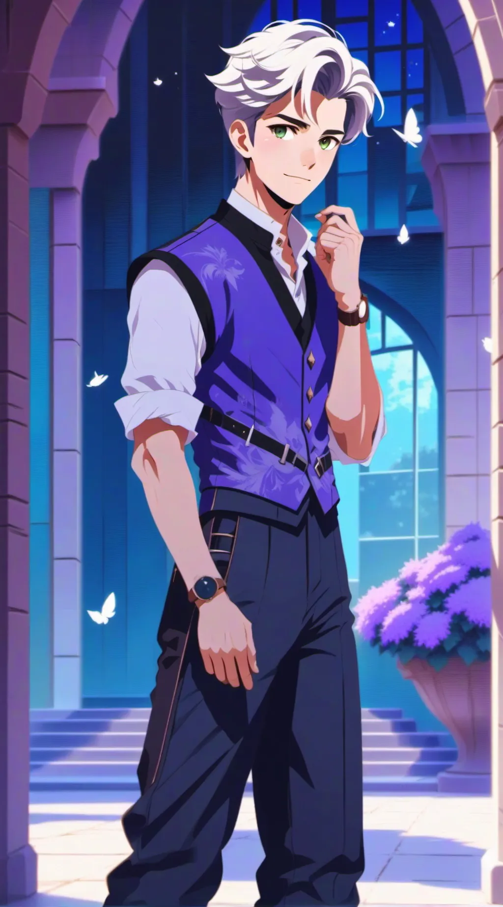 ai character: tra background