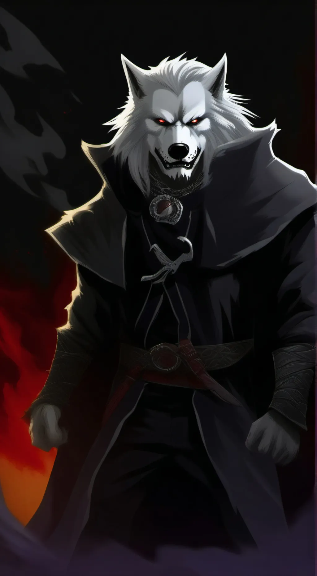 ai character: Death  background