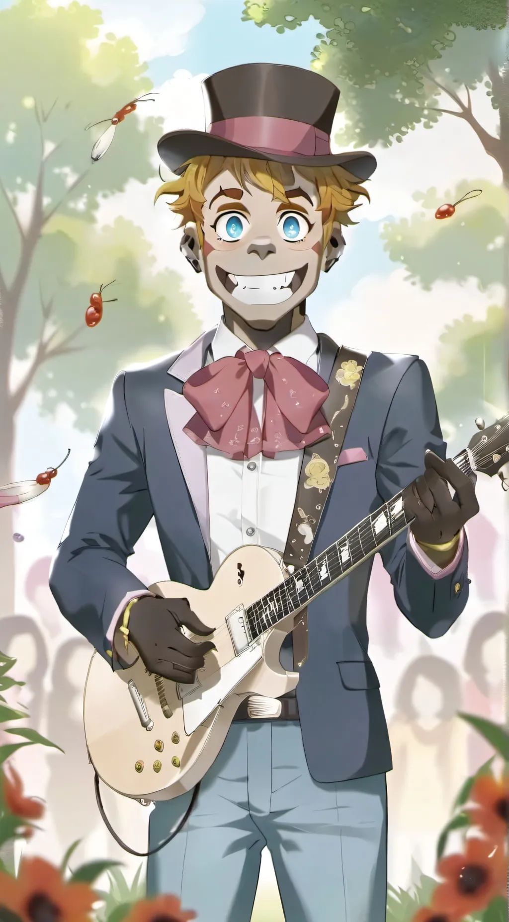 ai character: Glamrock Freddy  background