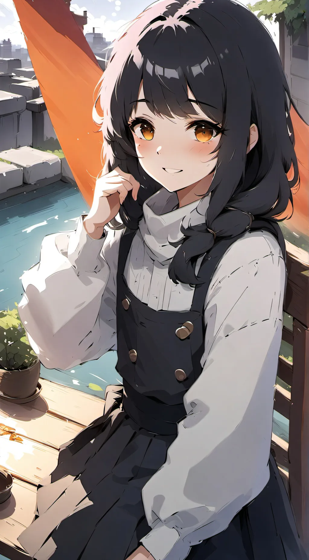 ai character: Yuka background