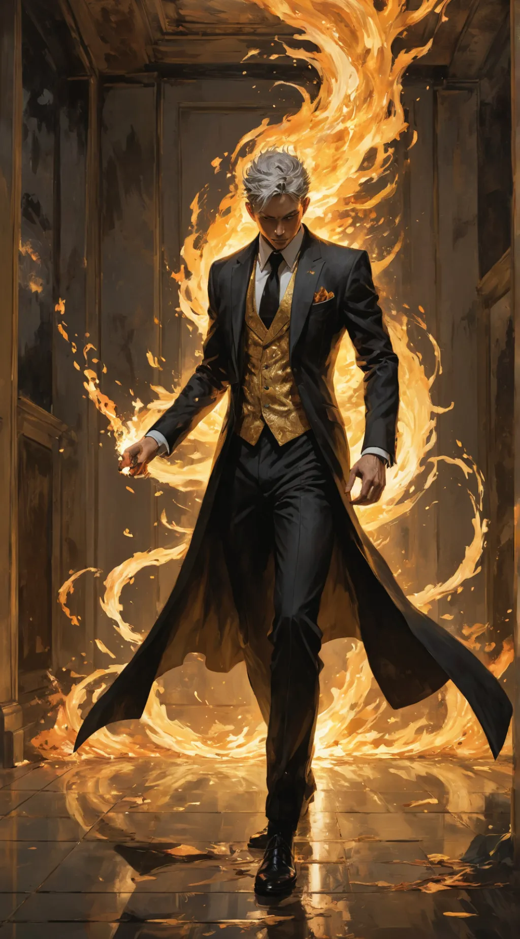 ai character: Phoenix background